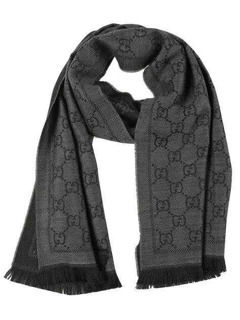 grey gucci scarf